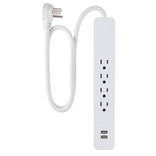GE 14618 3-Outlet Surge Protector with USB 1.5-Feet Cord GE 14618 3-Outlet Surge Protector with USB 1.5-Feet Cord